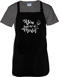 Wine Cooking Apron Gift/ You Had Me At Merlot Wine Drinking Adjustable Kitchen Apron