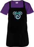 Disney Aqua Minnie Mouse Apron/ Arendelle Swirl Glitter Bow Minnie BBQ/ Cooking Adjustable Apron