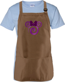 Disney Potion Purple Minnie Apron/ Minnie Mouse Glitter Purple Bow BBQ/ Cooking Adjustable Apron