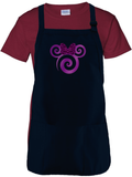 Disney Potion Purple Minnie Apron/ Minnie Mouse Glitter Purple Bow BBQ/ Cooking Adjustable Apron