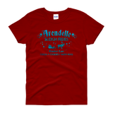 Christmas Disney Frozen Shirts/ Arendelle Aqua Sleigh Rides T-Shirts/ Sven Snowflakes Winter Holiday Party Top Christmas Gift