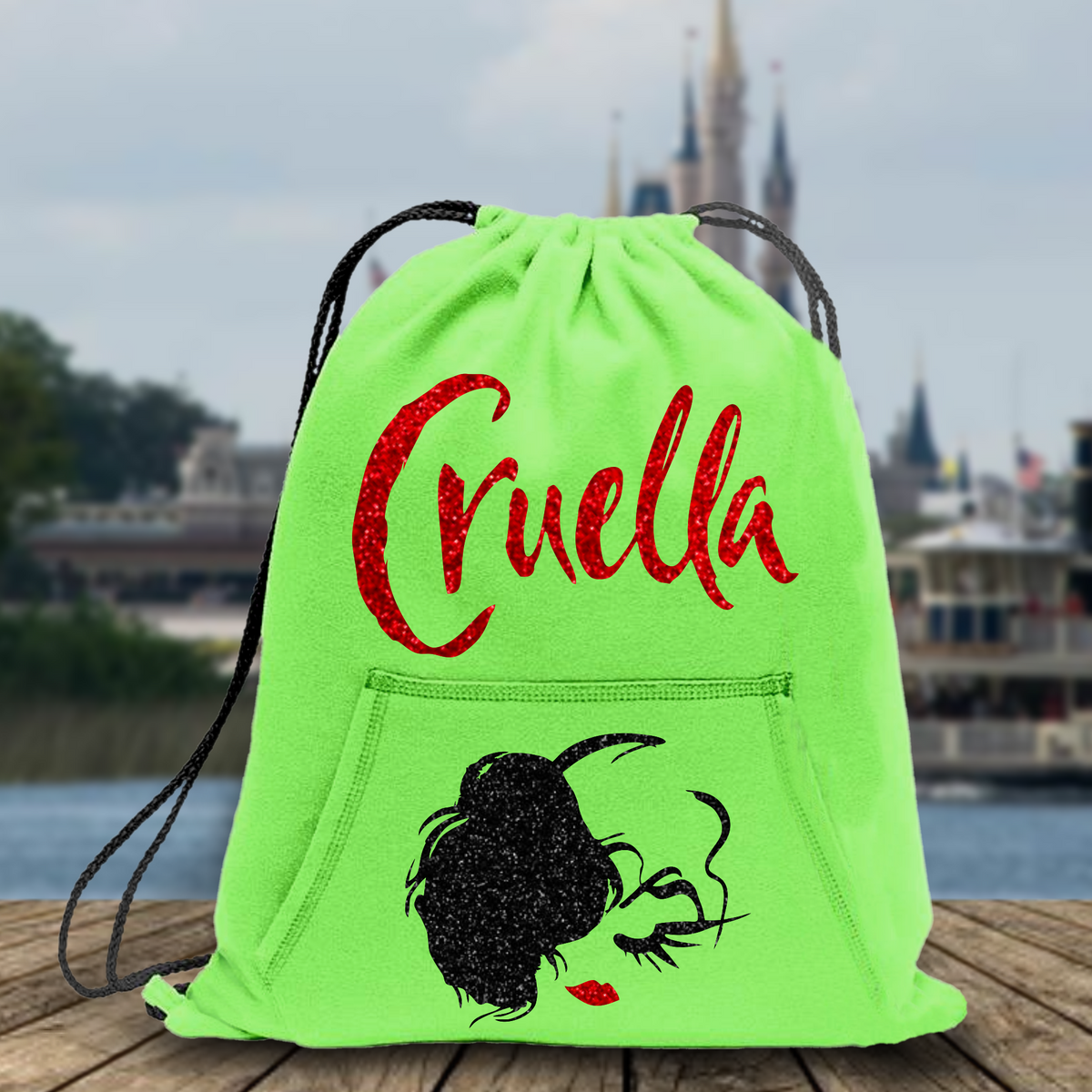 Red Cruella deville Disney parks backpack Loungefly Disney 101 Dalmatians Cruella Car Mini Backpack  main image 4