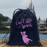Disney Figment Backpack/ One Little Spark Journey Into Imagination Glitter Tote Park Bag