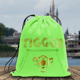 Disney Tigger Backpack/ Winnie The Pooh Gold Tigger Tote Park Bag