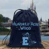 Disney Winnie The Pooh Backpack/ Hundred Acre Wood Eeyore Fleece Tote Park Bag
