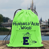 Disney Winnie The Pooh Backpack/ Hundred Acre Wood Eeyore Fleece Tote Park Bag