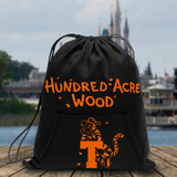 Disney Winnie The Pooh Backpack/ Hundred Acre Wood Tigger Fleece Tote Park Bag