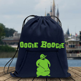 Disney Oogie Boogie Backpack/ Nightmare Before Christmas Halloween Fleece Tote Park Bag
