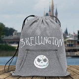 Disney Jack Skellington Backpack/ Nightmare Before Christmas Holographic Drawstring Fleece Tote Park Bag