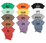 Disney Minnie Halloween Shirts/ Orange Purple Glitter Minnie Mouse Fall T Shirts