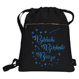 Disney Bibbidi Bobbidi Booze Backpack/ Funny Blue Glitter Disney Drinking Cinderella Fairy Godmother Vacation Travel Park Bag