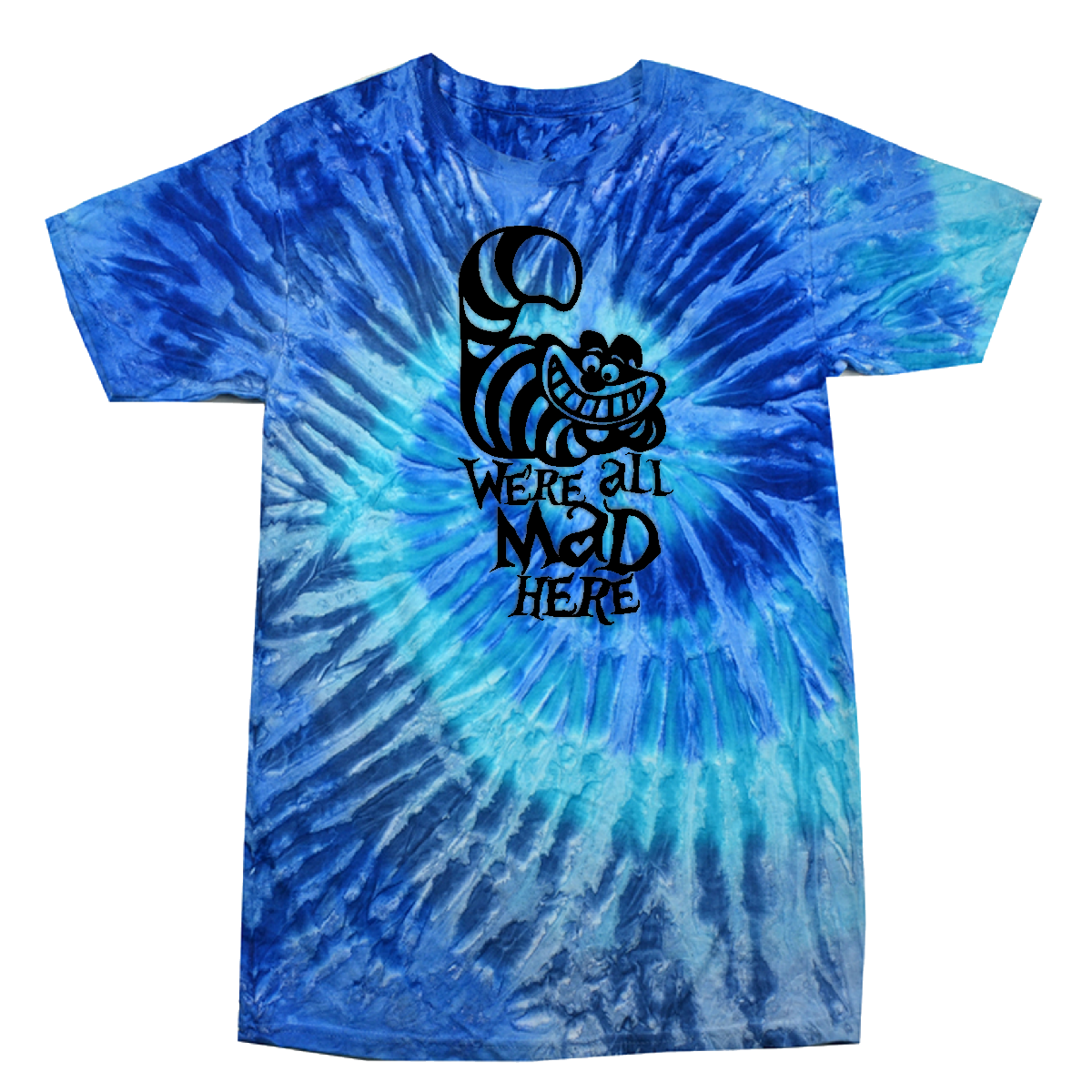 Cheshire cat tie dye shirt discount