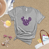 Disney 100 Anniversary Shirts/ Minnie Platinum Silver Glitter Bow Purple Years Of Wonder Mickey, Stitch, Winnie The Pooh, Simba T-Shirts