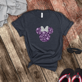 Disney 100 Anniversary Shirts/ Minnie Platinum Silver Glitter Bow Purple Years Of Wonder Mickey, Stitch, Winnie The Pooh, Simba T-Shirts