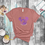 Disney 100th Anniversary Shirts/ Minnie Mouse Cinderella Castle And Tinkerbell Purple Metallic Platinum Silver Years Of Wonder T-Shirts