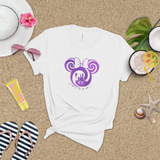 Disney 100th Anniversary Shirts/ Minnie Mouse Cinderella Castle And Tinkerbell Purple Metallic Platinum Silver Years Of Wonder T-Shirts