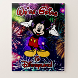 Disney Reveal Surprise Puzzle/ We're Going To Disney Jigsaw Puzzle/ Mickey, Minnie Disney World/ Disneyland Vacation Puzzle Gift
