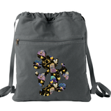 Disney 50th Anniversary Backpack/ Mickey Mouse Disney World Parks Epcot Magic Kingdom Fireworks Balloons Vacation Travel Park Bag Cinch Sack
