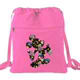 Disney 50th Anniversary Backpack/ Mickey Mouse Disney World Parks Epcot Magic Kingdom Fireworks Balloons Vacation Travel Park Bag Cinch Sack