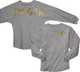 Disney Tigger Jersey/ Winnie The Pooh Gold Tigger Shirt/ Metallic Gold Disney Vacation Oversized Jersey