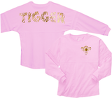 Disney Tigger Jersey/ Winnie The Pooh Gold Tigger Shirt/ Metallic Gold Disney Vacation Oversized Jersey