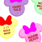 Disney Valentine Mug/ Mickey And Minnie Candy Conversation Hearts Cup/ Disney Quotes Coffee Lover Mug Gift