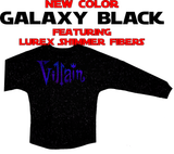 Disney Villains Jersey/ Evil Villains Spirit Shirts/ Blue Holographic Disney Maleficent, Ursula, Vacation Oversized Jersey Top