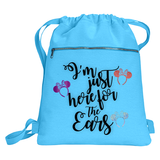 Disney Minnie Mouse Here For The Ears Vacation Backpack/ Glitter Briar Rose Gold, Potion Purple Minnie Ears Vacation Travel Park Bag Gift