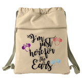 Disney Minnie Mouse Here For The Ears Vacation Backpack/ Glitter Briar Rose Gold, Potion Purple Minnie Ears Vacation Travel Park Bag Gift