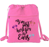 Disney Minnie Mouse Here For The Ears Vacation Backpack/ Glitter Briar Rose Gold, Potion Purple Minnie Ears Vacation Travel Park Bag Gift