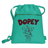 Disney Dopey Backpack/ Seven Dwarfs Dopey With Glitter Jewels Vacation Travel Park Bag Gift