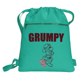 Disney Grumpy Backpack/ Seven Dwarfs Grumpy With Glitter Diamond Vacation Travel Park Bag Gift