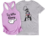 Disney Matching Shirts/ Goofy Couple Family Shirts/ I’m With Goofy Tank Tops