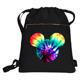 Disney Tie Dye Mickey Mouse Backpack/ Red, Green, Blue Tie Dye Mickey Disney Vacation Travel Park Bag