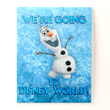 Disney Reveal Surprise Puzzle/ Frozen Arendelle We're Going To Disney Jigsaw Puzzle/ Olaf Disney World/ Disneyland Vacation Puzzle Gift