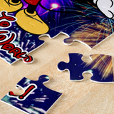 Disney Reveal Surprise Puzzle/ We're Going To Disney Jigsaw Puzzle/ Mickey, Minnie Disney World/ Disneyland Vacation Puzzle Gift