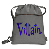Disney Villain Backpack/ Blue Holographic Evil Villain Disney Vacation Travel Park Bag