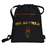 Disney Winnie The Pooh Backpack/ Oh Bother Pooh Bear Antique Gold Vacation Travel Park Bag Gift