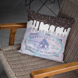 Easter Bunny Pillow/ Cottontail Candy Shop Wood Farmhouse Sign Chocolate Drips With Sprinkles Spring Decor