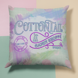 Easter Bunny Pillow/ Cottontail Candy Shoppe Pastel Sign Pastel Splashes And Polkadots Spring Décor