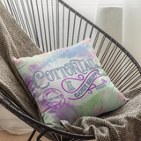 Easter Bunny Pillow/ Cottontail Candy Shoppe Pastel Sign Pastel Splashes And Polkadots Spring Décor