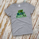 Soccer Shirts/ Eat Sleep Soccer Tank Tops/ Soccer Quote Animal Print Team Gift Shirts