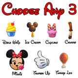 Disney Emoji Food Snack T-shirt/ Glitter Disney Emoji Dole Whip, Cupcake, Ice Cream, Turkey Leg/ Design Your Own Personalized Girl’s T-shirt