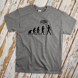 Funny Evolution T-Shirt/ Evolution Of Man Shirt/ Go Back We Screwed Everything Up Human Evolution T-Shirt/ Science Geek Gift