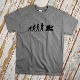 Hockey Shirt/ Evolution Of The Hockey Goalie T-Shirt/ Theory Of Evolution Hockey Player Coach Gift