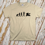 Hockey Shirt/ Evolution Of The Hockey Goalie T-Shirt/ Theory Of Evolution Hockey Player Coach Gift