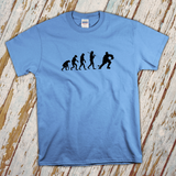 Hockey Shirt/ Evolution Of The Hockey Player T-Shirt/ Theory Of Evolution Hockey Player, Coach, Mom Shirt Gift