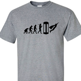 Superman Shirt/ Superhero T-Shirt/ Evolution Of The Superhero T-Shirt/ Theory Of Evolution Shirt/ Comicon T-Shirt/ Cosplay Superhero Shirt