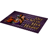 Alice Glass Cutting Board/ Off With Her Head Queen Of Hearts Gothic Kitchen Décor Gift