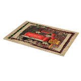 Christmas Gnome Cutting Board/ Red Truck Christmas Plaid Rustic Country Holiday Farmhouse Kitchen Décor Gift